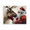 Stupell Industries Traditional Santa & Reindeer Wall Plaque Design by Arlington Prints